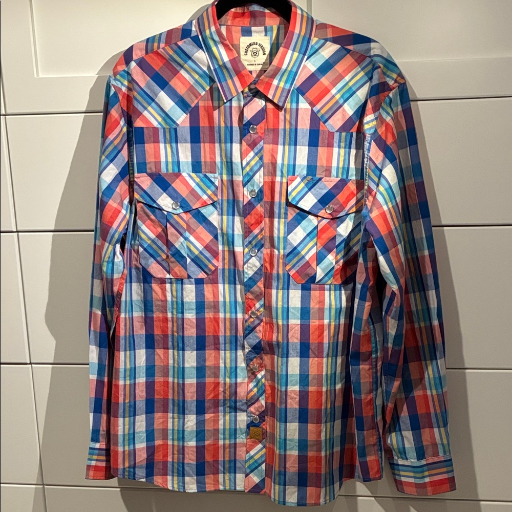 Customized Version western shirt
Styled by DUBINIK 
Size L men’s